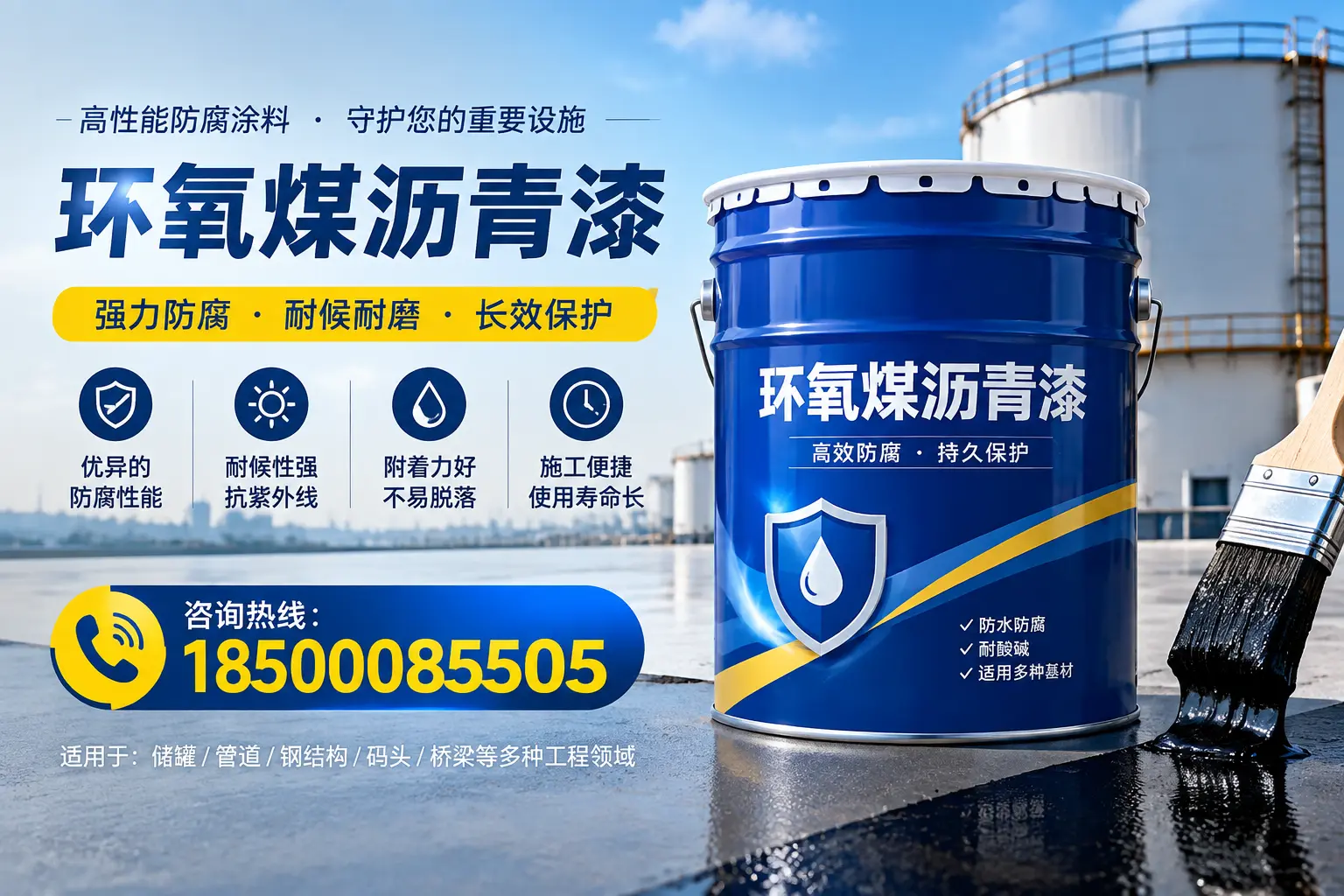 环氧煤沥青漆施工注意事项，确保北海项目顺利进行